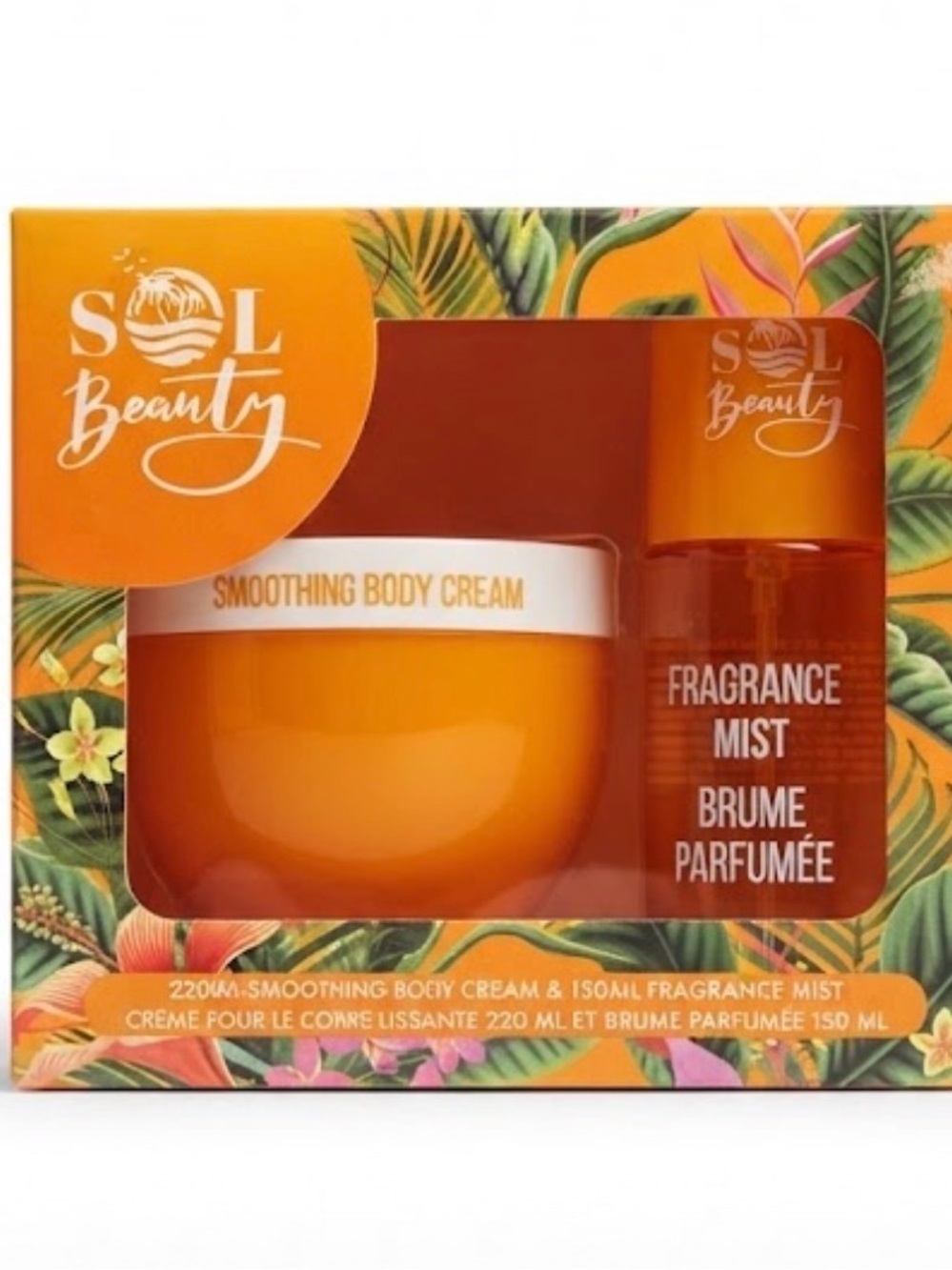 Sol Beauty Smoothing Body Cream & Fragrance Mist Set